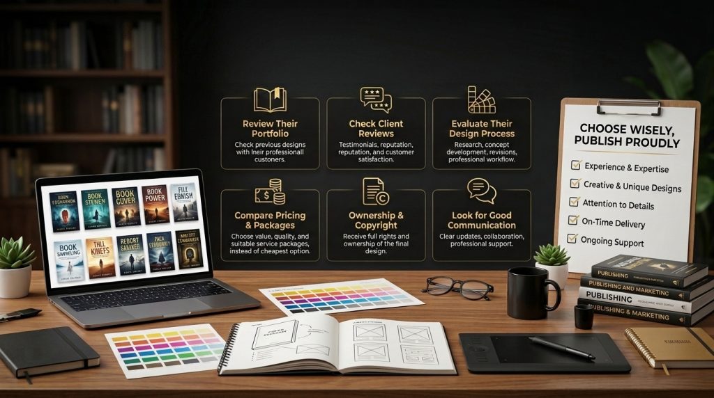 Choosing the right book cover design service for successful publishing for books